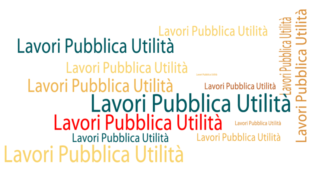 Lavori di pubblica utilità / messa alla prova